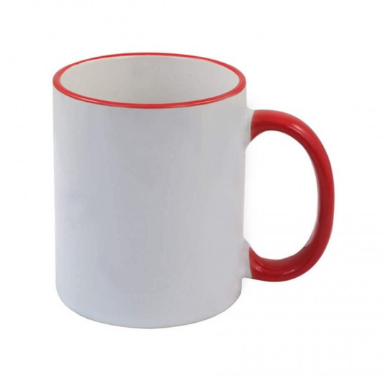 SUBLIMATION RIM MUG LOCAL (ONLY MUG No PRINT)